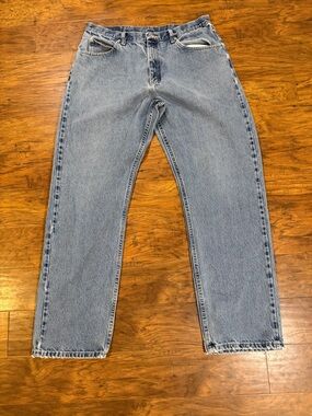 Wrangler 34x34 Classic Light Blue Men's Jeans